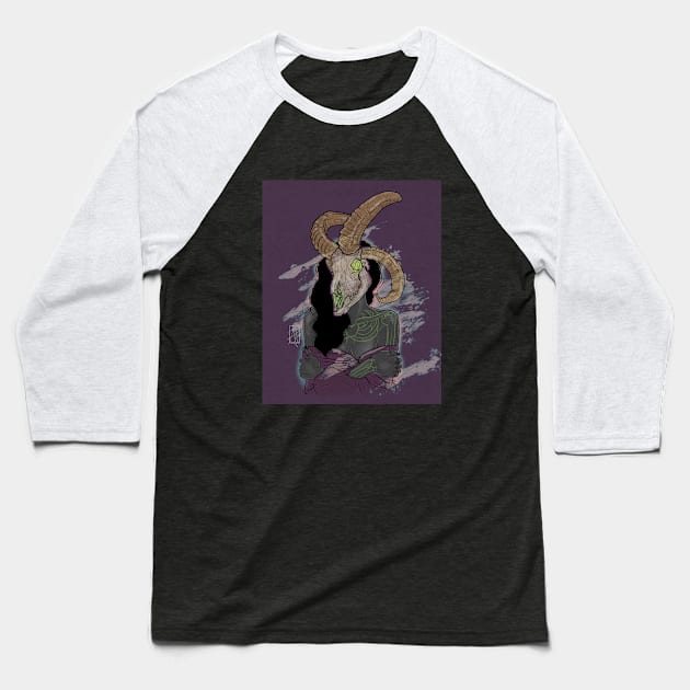 Priestess Baseball T-Shirt by NedzelskiDesigns